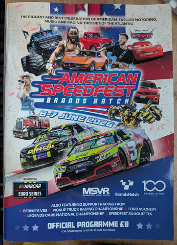 American speedfest programme - american,
