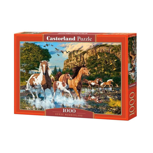 Puzzle 1000 horses castorland - horses,