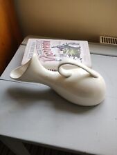 Vintage Original Ceramic Urine Male Bed Pan Urinal - With Handle