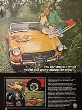 1971 MG Midget Convertible Car