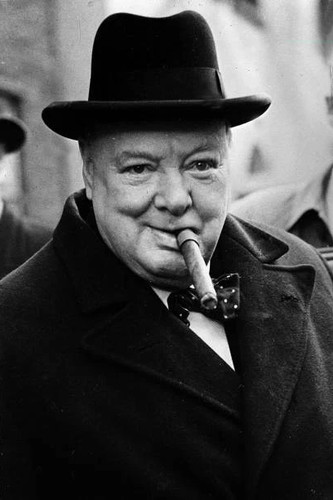 Winston churchill with his - churchill,