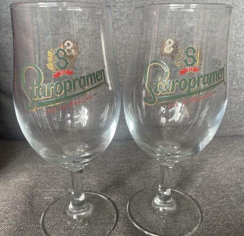 Staropramen pint chalice - staropramen,