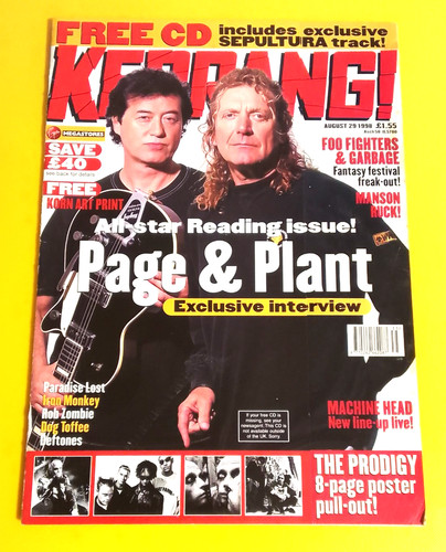 Kerrang 714 august - kerrang!, 1998