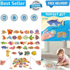 33 pcs Magnetic Fishing Game