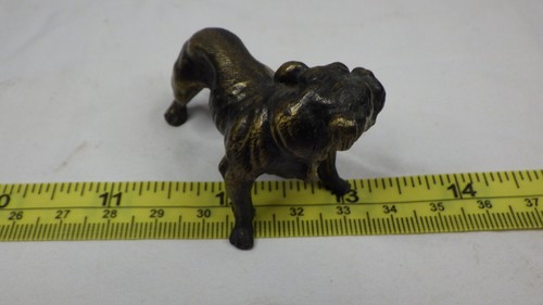 Antique bronze english bulldog - bronze,