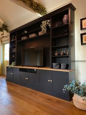 TV Media Wall Unit - Handmade