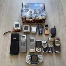 x13 Retro Phone Lot Nokia Leaf I Motorola V50 flip N gage *UNTESTED* Loft find 