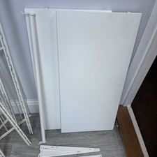 Shelving System IKEA Boaxel Wardrobe combination shelves rails   brackets etc