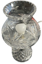 Vintage Cut Crystal Table Lamp