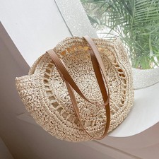 Summer Round Straw Bag Women