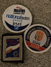 Kelloggs Frosties Swimming Badge Ready Sorted Fabric