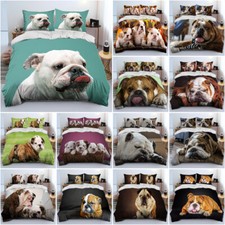 Bulldog dog duvet quilt - duvet,