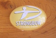 STRONGBOW Original Cider OVAL Fisheye Badge, Beer Pump, Font, Bar, Mancave, Pub