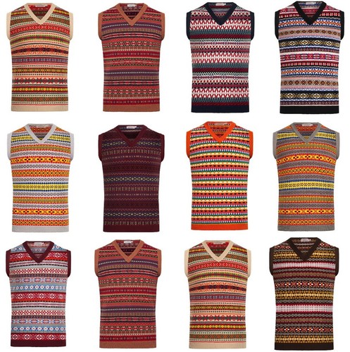 Mens vintage fairisle knitted - vintage,