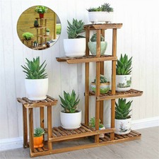 Pine Wood Plant Stand Indoor