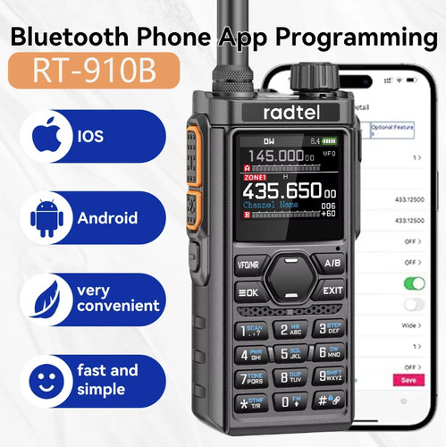 Radtel 910 1000mhz with - 18-1000mhz,
