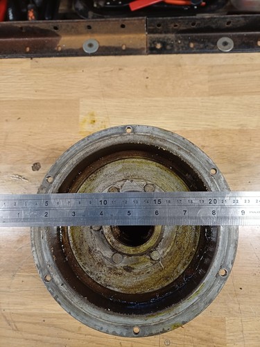 Rear wheel hub francis barnett - rear,