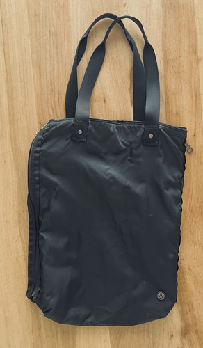 Lululemon black tote bag - tote,