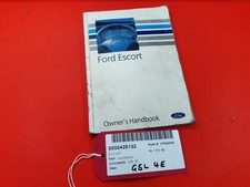  FORD ESCORT Handbook  1990