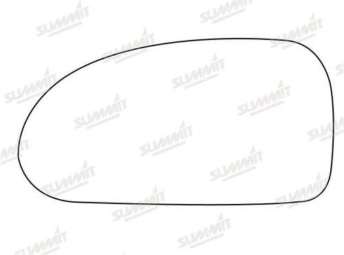 Replacement mirror glass - mirror, lhs