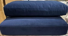 New Boxed 4x Blue Replacement Cushions For Sofa- LOCAL DELIVERY ONLY