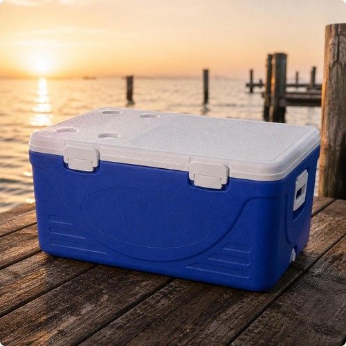 Insulated container with - , top