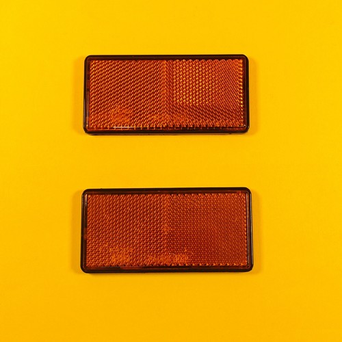 Amber reflector self adhesive - amber,