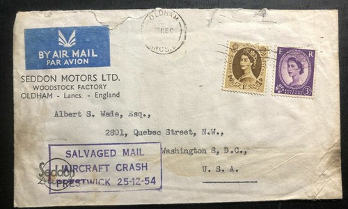 1954 england prestwick crash - 1954,