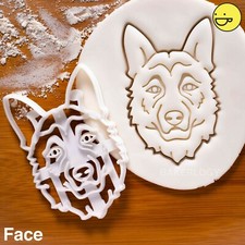 German Shepherd Face cookie cutter |dog rescue police dogs Deutscher Schäferhund