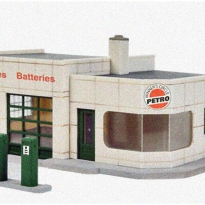 Scale vintage gas - vintage, station
