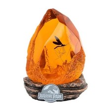 OFFICIAL JURASSIC PARK MOSQUITO IN AMBER LED DESK TABLE MOOD LAMP LIGHT ERIK