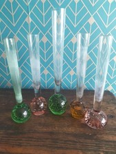 Glass bud vases - bud, hand