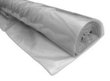 Clear Builders Polythene Plastic Sheeting Roll Dust Sheet TPS 4m x 25m