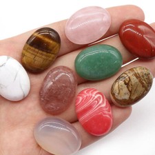 25mm gemstone chakra oval - gemstone,