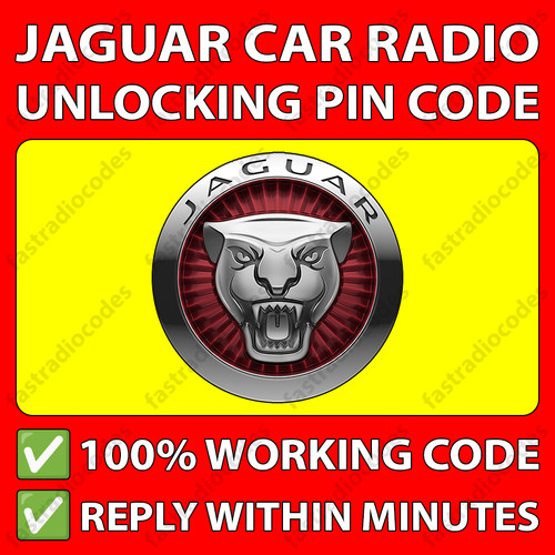 Jaguar radio pin code - pin,