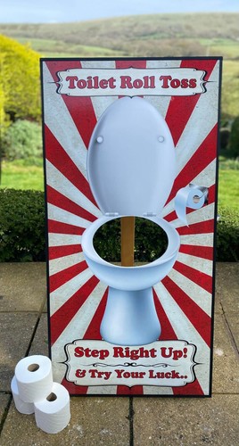 Toilet roll toss - toilet,