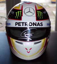 Lewis Hamilton SIGNED  1/2 Scale Mercedes Helmet  2015   100% Genuine Signature