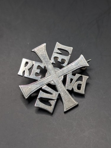 Antique silver brooch - antique,