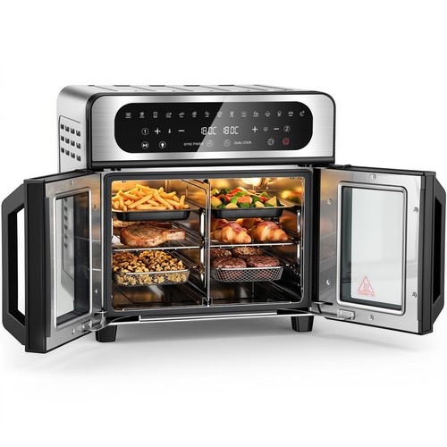 23l dual zone air - zone, fryer