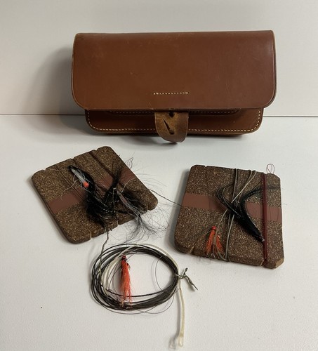 Vintage leather fly fishing - vintage,