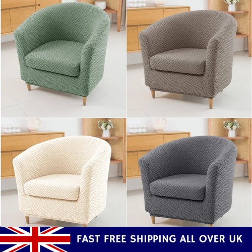 2pcs jacquard tub chair - tub, cover