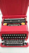 Olivetti Valentine Red Typewriter Retro Vintage Antique Untested from Japan