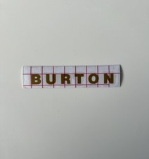 Burton Snowboard Sticker