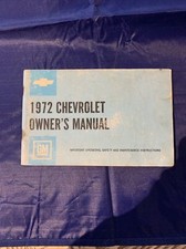 GM 1972 Chevrolet Nova Owners