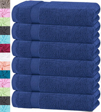 6 X Extra Large Super Jumbo Bath Sheet 100x200cm Egyptian Cotton XXL Bath Towel