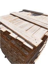 10sqm Reclaimed White Wash Cladding-Pallet Wood - Rustic - Hand Prepared- Sanded