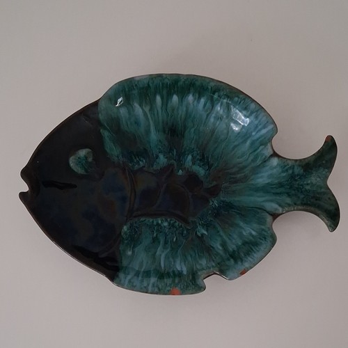 Vintage blue mountain - blue, pottery
