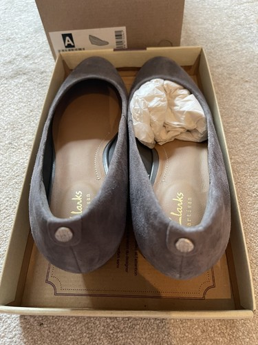 Clarks court shoes womens - shoes, grey