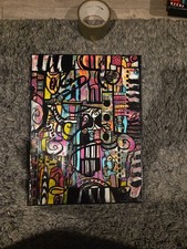 A3 Canvas Painting Handpainted