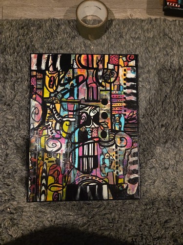 Canvas painting handpainted - a3,